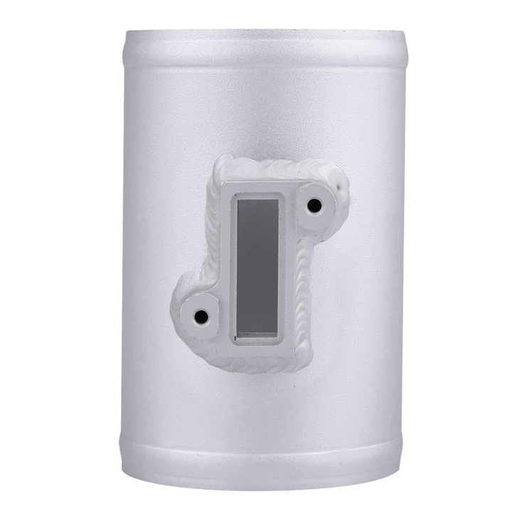 Адаптер за сензор за въздушен поток, 76 мм, алуминий, сребрист, универсален