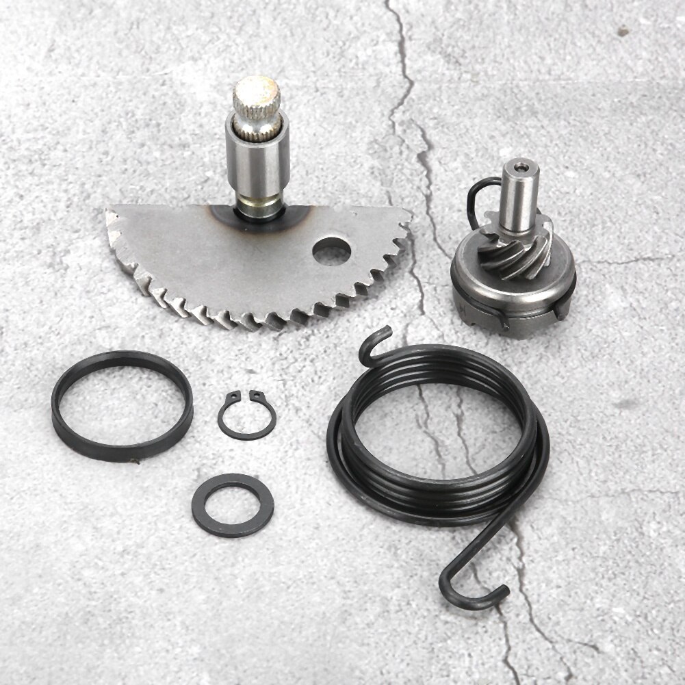 Set Ansamblu Pinion/Ax de Demaraj Tovbmup, Aluminiu, pentru Scuter