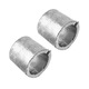 Set 2 mansoane terminale baterie auto Tovbmup, Metal Durabil, Argintiu, 15mm