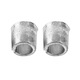 Set 2 mansoane terminale baterie auto Tovbmup, Metal Durabil, Argintiu, 15mm
