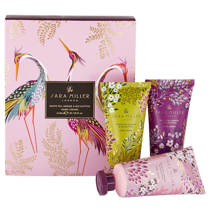 Kézkrém készlet - Passion Flower & Plumeria, 3x Heathcote & Ivory Ltd., 30ml