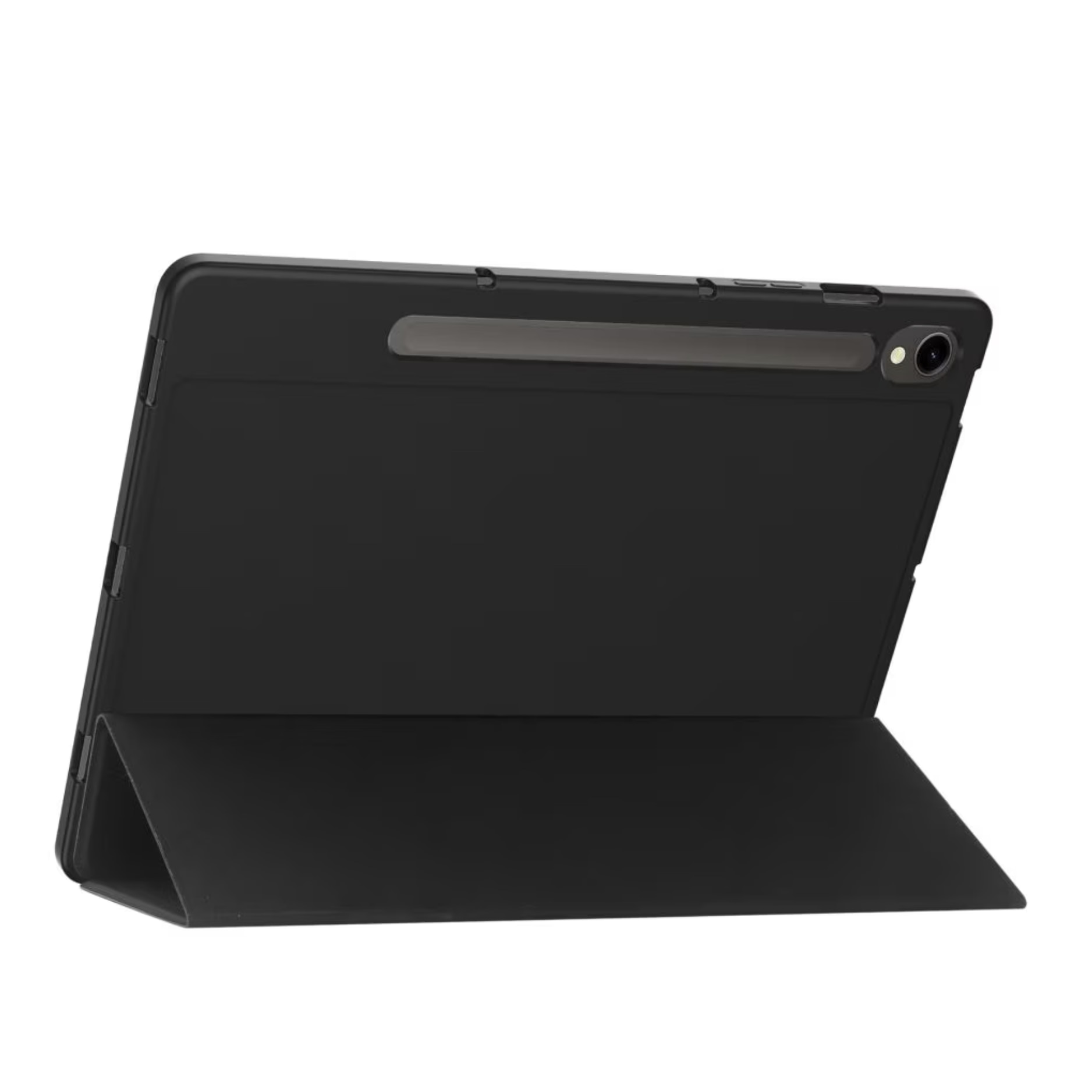 Husa protectie tableta, Cu suport Pen, Compatibila cu Samsung Galaxy Tab S7/ Tab S8, Cu suport 2 Unghiuri si functie Sleep/Wake, Negru