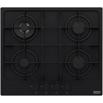 Plita incorporabila Franke FHMA 604 3G DC MB C, Gaz, 4 arzatoare, Dubla coroana, Gratare Fonta, 60 cm, Negru