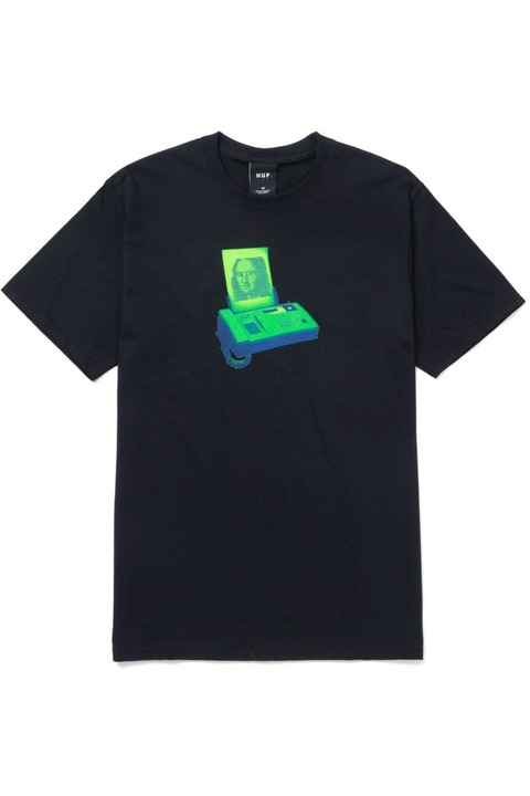 Férfi póló, Ft, Pamut, Fekete/Zöld, Zöld/Fekete