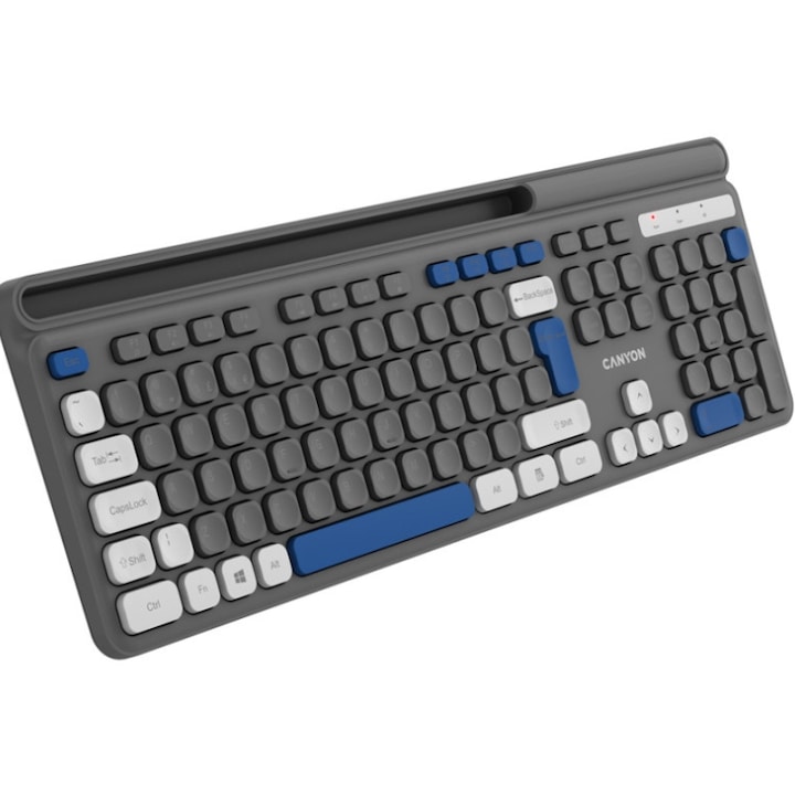Tastatura TRADEBIT TUF Gaming FX506 FX706 RGB LED, QWERTY US, iluminare 30x10x5cm