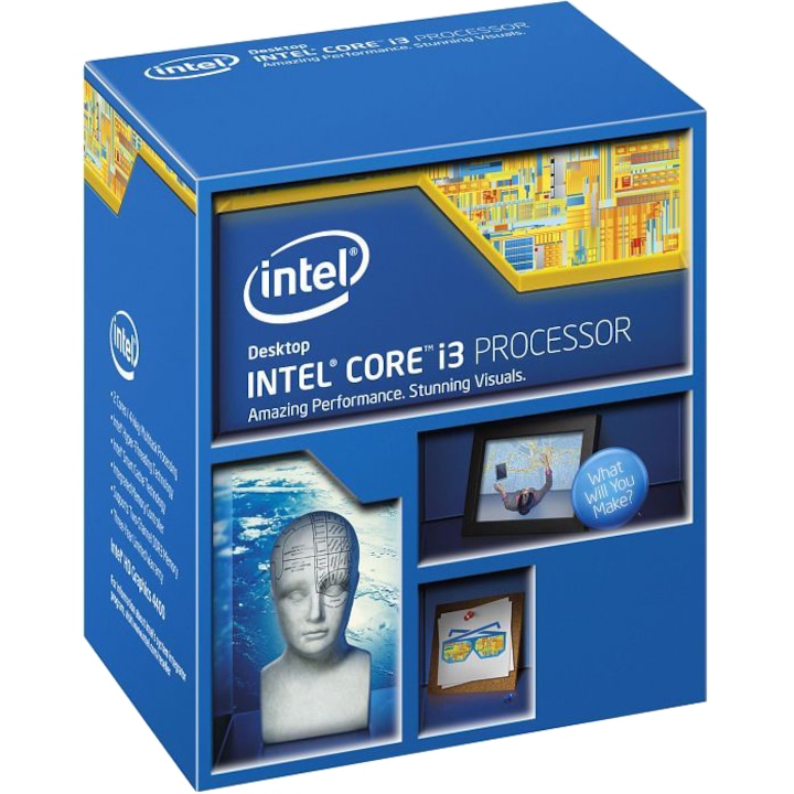 Intel® Core™ i3-4170 3.7GHz-es processzor, Haswell, 3MB, Socket 1150, Box