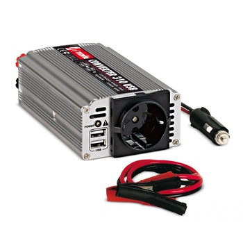 Convertor tensiune 12 V - 230 V AC, Telwin, Converter 310 USB Convertor tensiune 12 V - 230 V AC, Telwin, Converter 310 USB