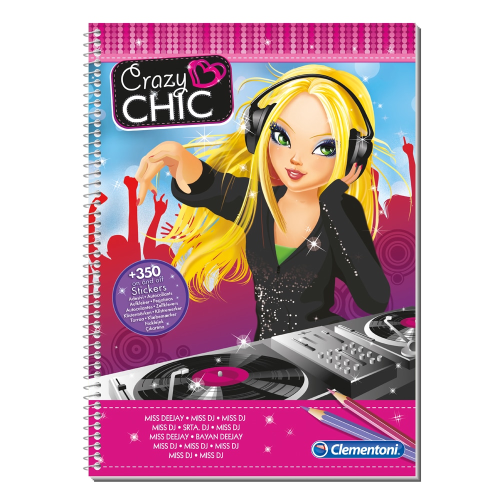Caiet Mare Crazy Chic Miss Dj