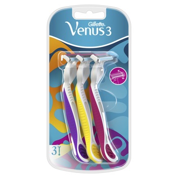 Aparat de ras de unica folosinta Gillette Venus Plus, 3 buc Aparat de ras de unica folosinta Gillette Venus Plus, 3 buc