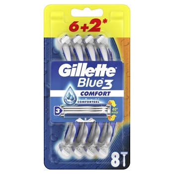 Aparat de ras de unica folosinta Gillette Blue3, 8 Aparat de ras de unica folosinta Gillette Blue3, 8