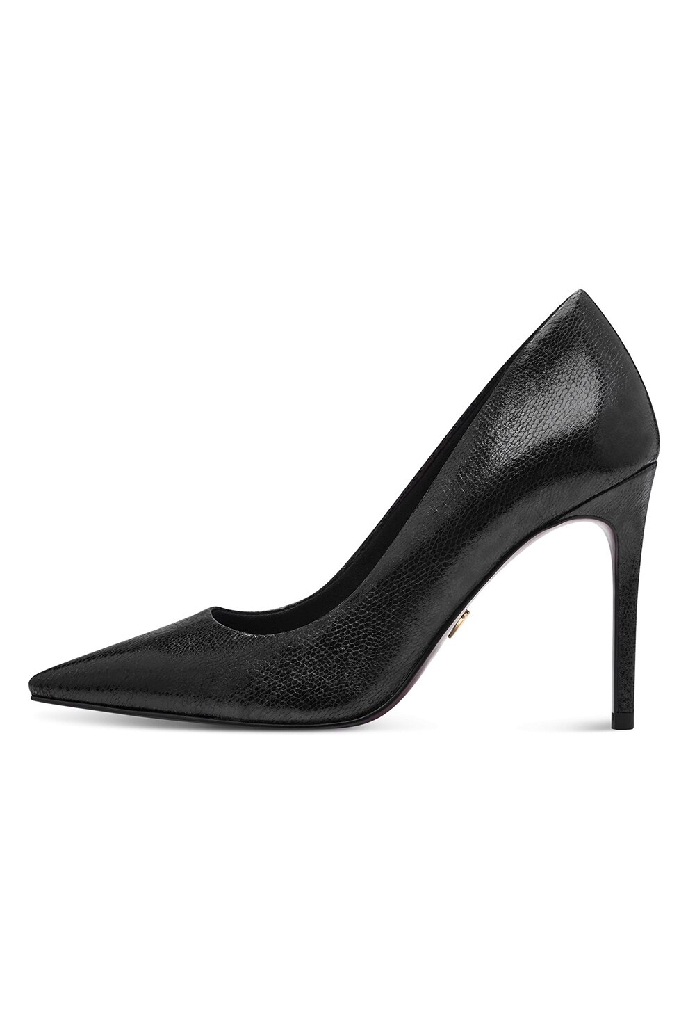 Tamaris, Pantofi stiletto cu varf ascutit si aspect texturat
