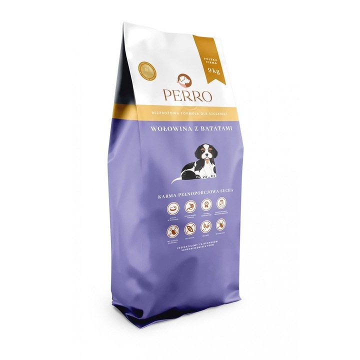 Суха храна, PERRO Junior, 9кг