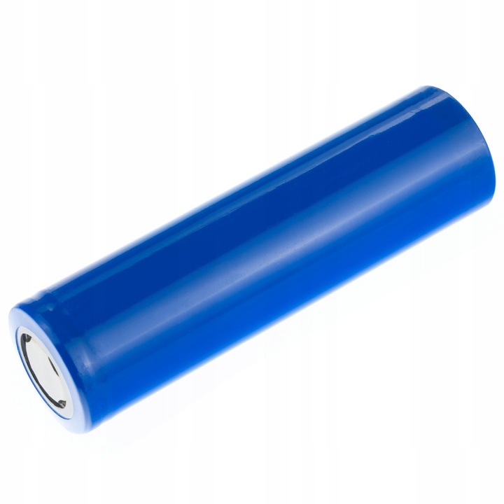 Acumulator litiu-ion fara PCM, Rosfix, 1500mAh, 3.7V, 18.25x65.25mm, albastru