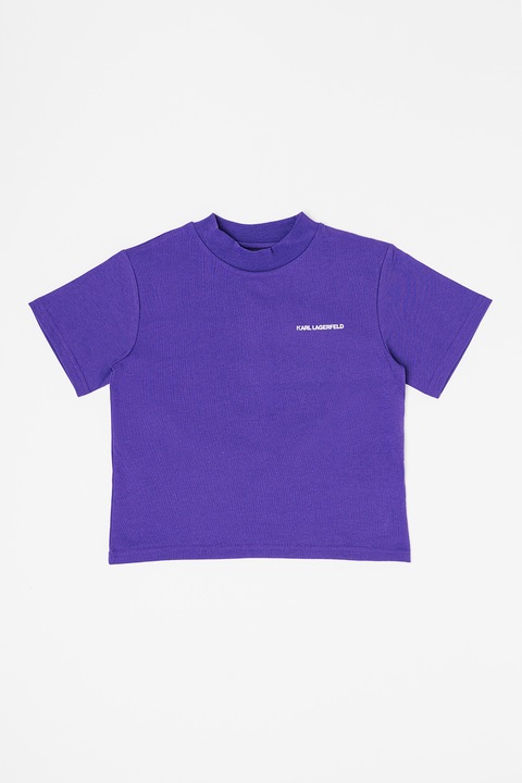 KARL LAGERFELD KIDS, Logós póló, Lila