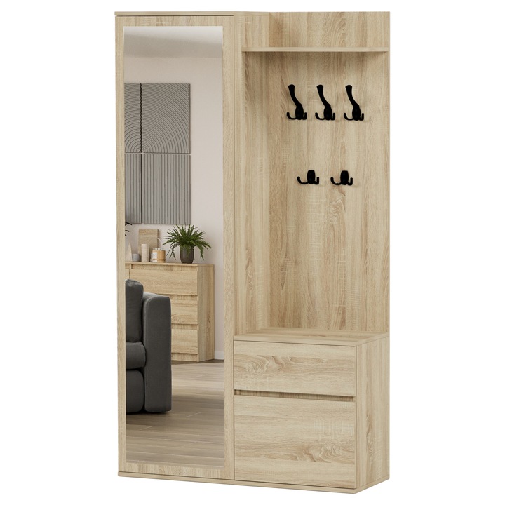 Dulap, cuier, dulap pentru pantofi sonoma V-5 100 x 181,6 x 35