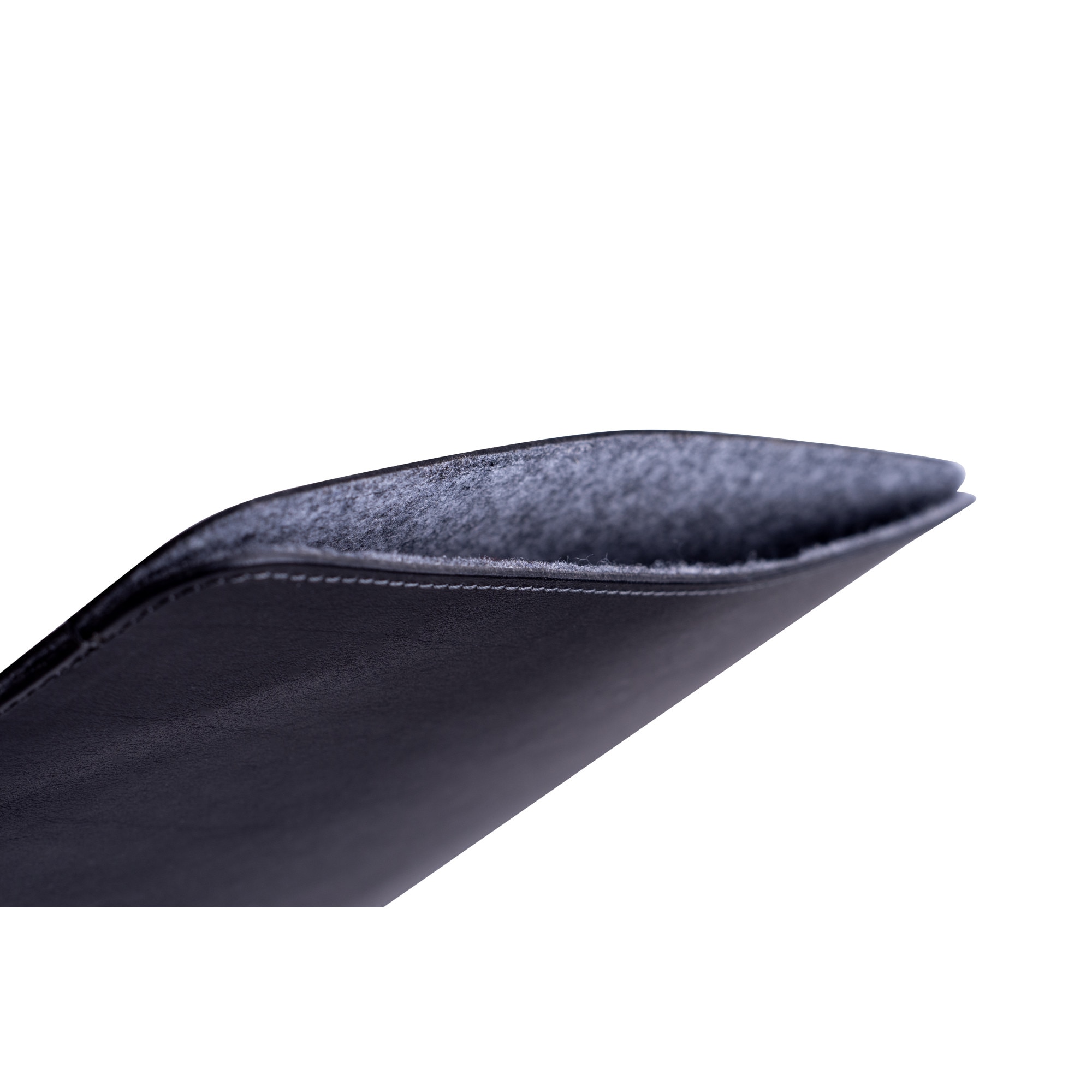 Geanta/Husa MacBook Air 13.3 M1 din piele naturala premium neagra