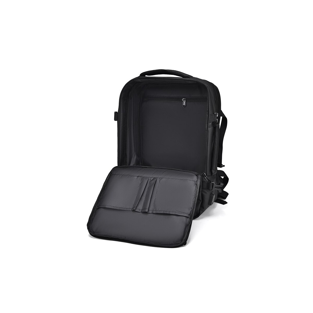 Rucsac de Voiaj, pentru Laptopuri pana la 15.6 Inch, Negru Baltan