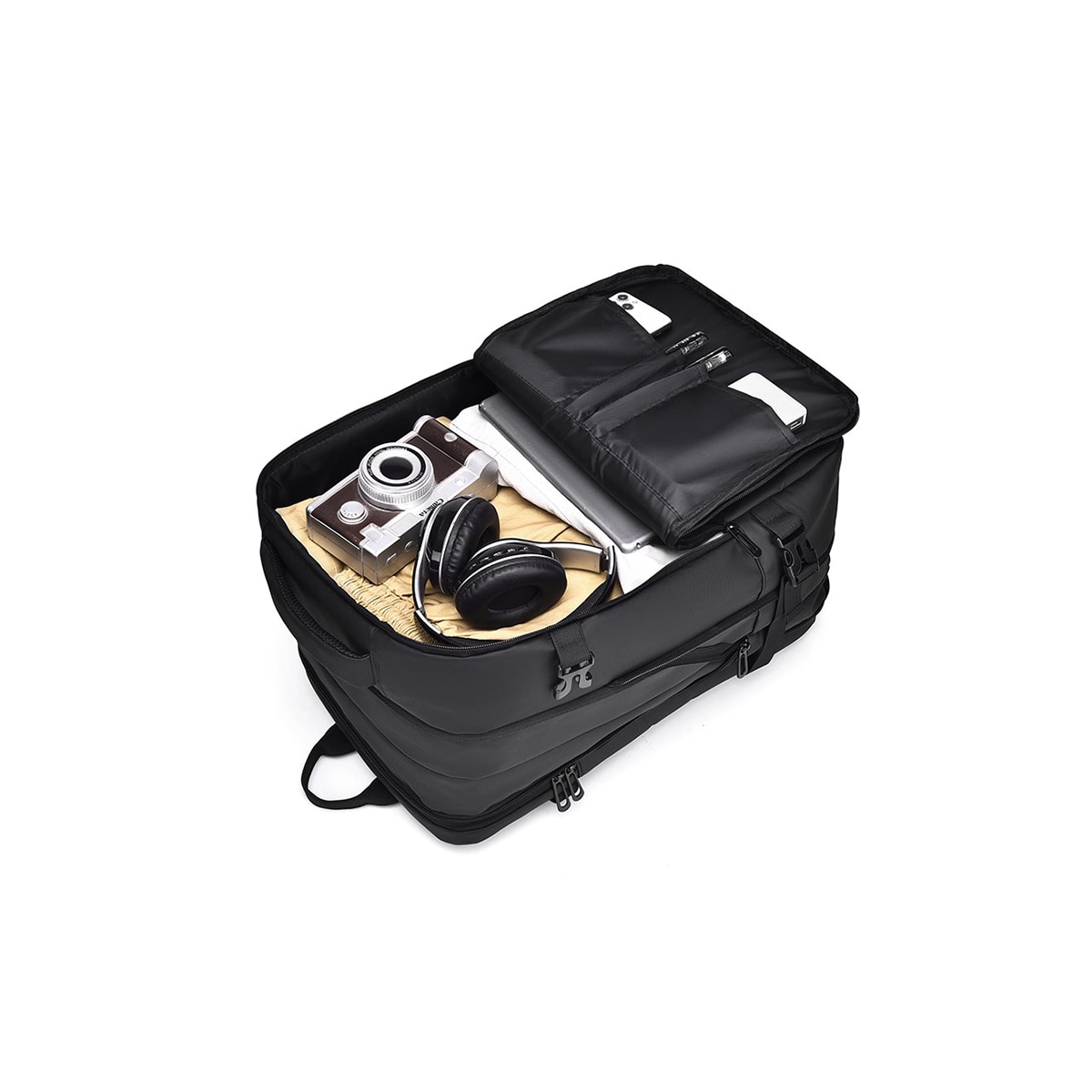 Rucsac de Voiaj, pentru Laptopuri pana la 15.6 Inch, Negru Baltan