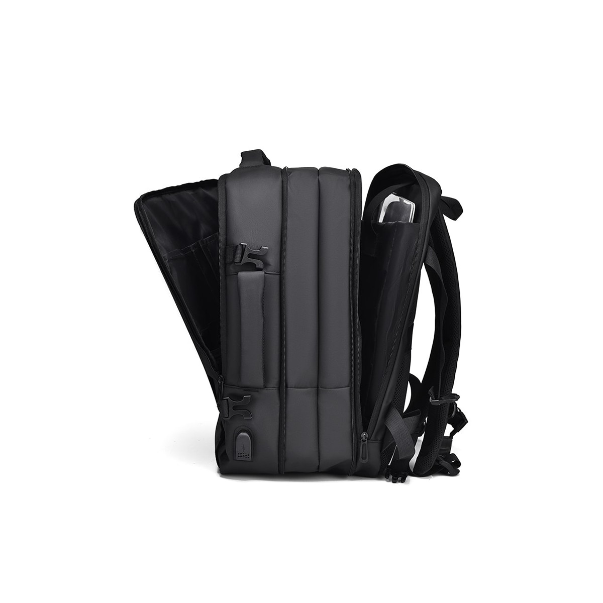 Rucsac de Voiaj, pentru Laptopuri pana la 15.6 Inch, Negru Baltan