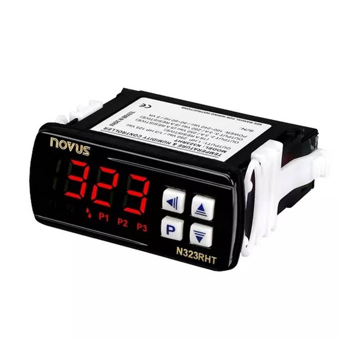 Controller de temperatura si umiditate Novus N323 RHT, 100...240V