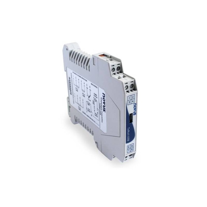 Transmitator de temperatura Novus Txrail USB, pe sina DIN