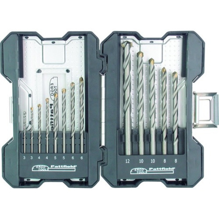 Set Burghie Zidarie Pattfield Ø3-12 Mm, 13 Piese