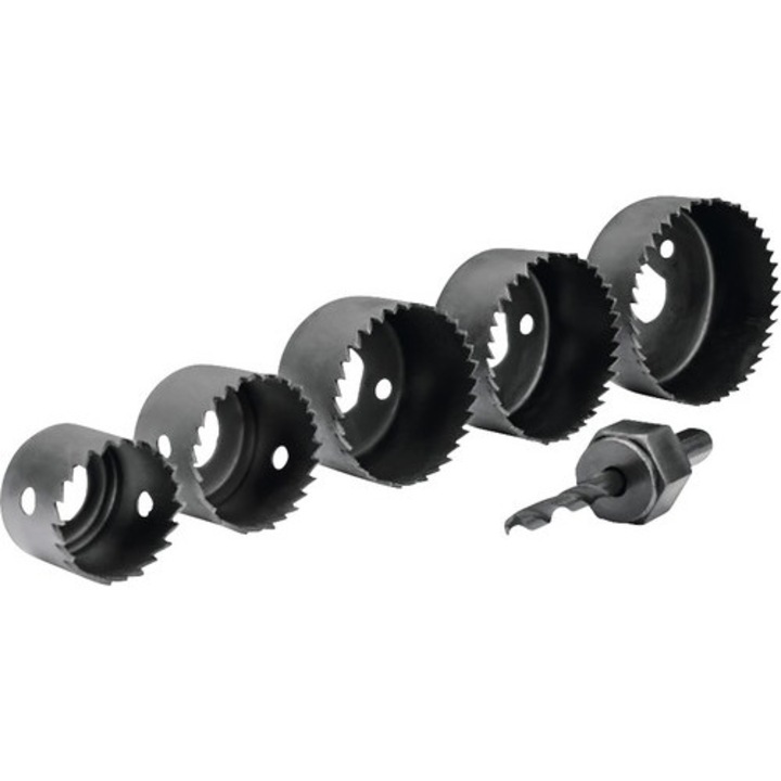 Set Carote Universale Cu Burghiu Makita D-70203 Ø32-64 Mm, 5 Piese