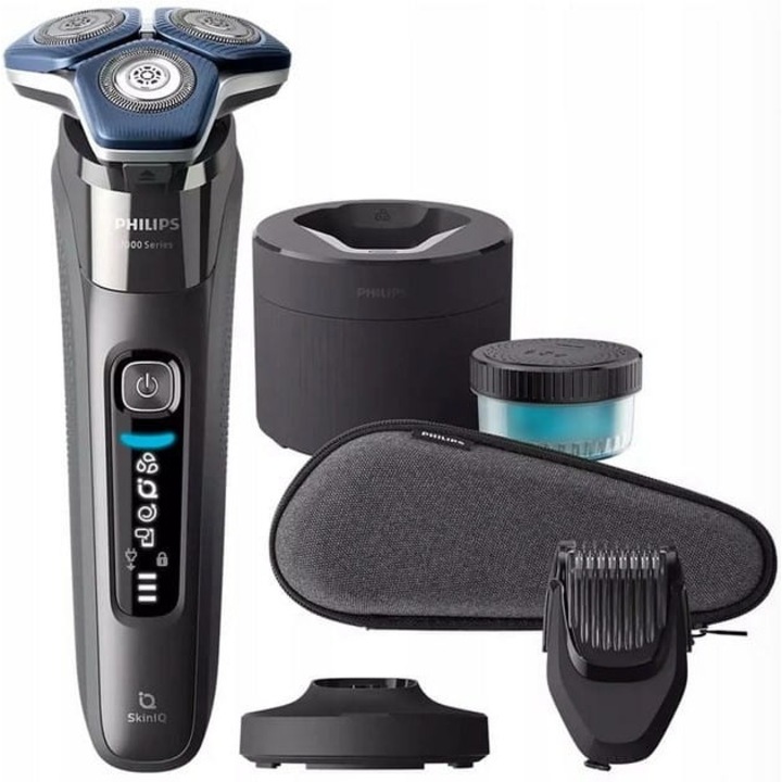 Електрическа самобръсначка Philips Series 7000 S7887/58, мокро/сухо бръснене, бързо зареждане, 60 мин. автономност, включени аксесоари