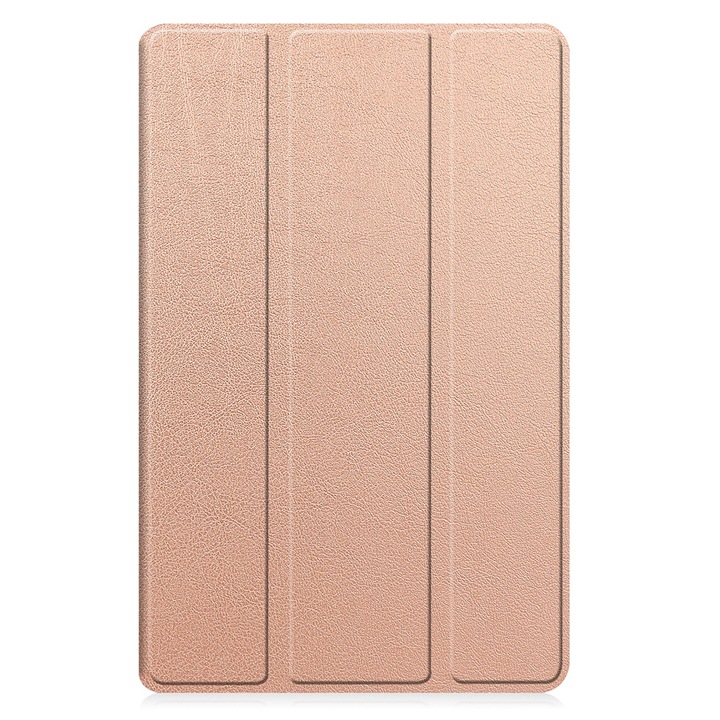 Husa compatibila cu Samsung Galaxy Tab A9, 8.7 inchi, Tip carte, Bounce Comando, Protectie completa, Stand, Rose Gold
