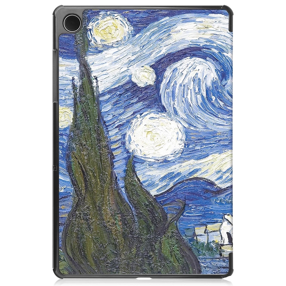 Husa compatibila cu Samsung Galaxy Tab A9 Plus, 11 inchi, Tip carte, Bounce Comando, Protectie completa, Stand, Starry Night