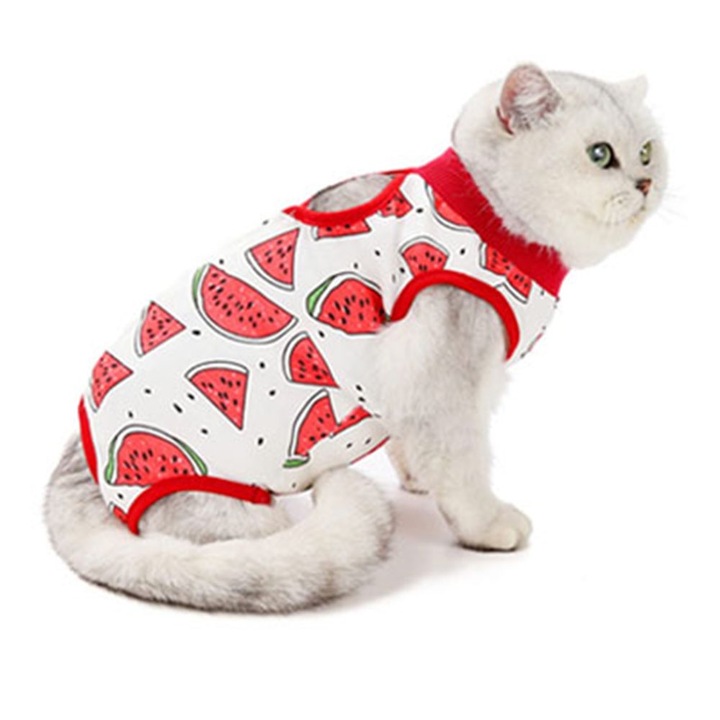 BGHYHYHI sterilizáló ruha állatoknak, pamut, többszínű, M