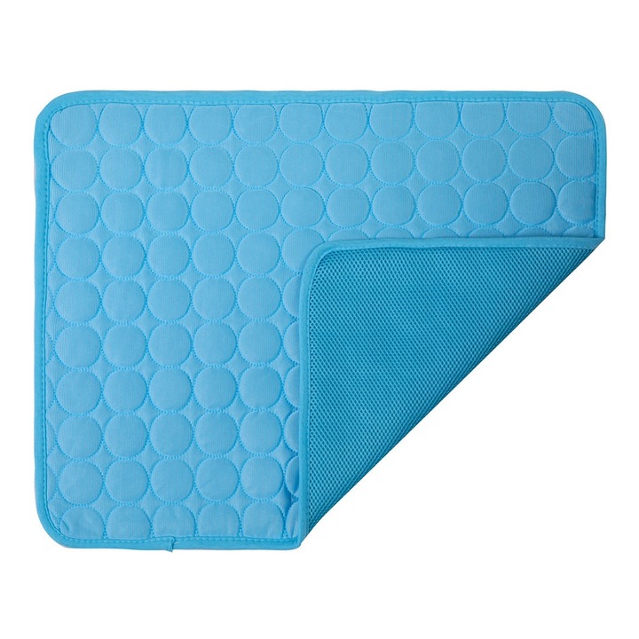 Pat racoritor pentru caini Cozevdnt, albastru, 30x40cm, 50x40cm, 62x50cm, 70x55cm