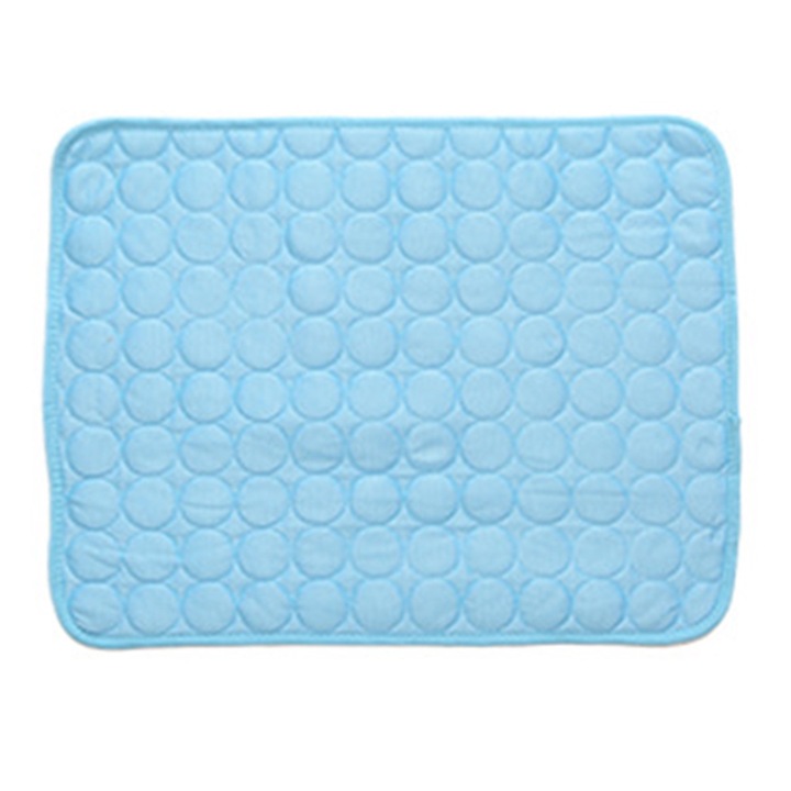 Pat pentru animale Cozevdnt, albastru, 80x50cm, rezistent la pete, material din poliester