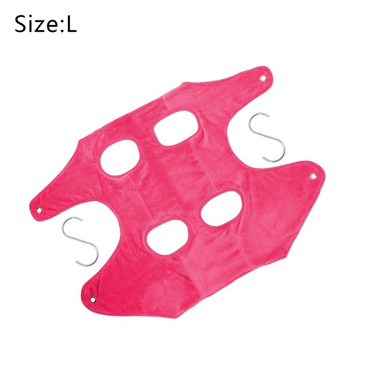 Függesztett hámkészlet állatok/szerszámok ápolásához, QttvbTna, rózsaszín, 35 cm, L