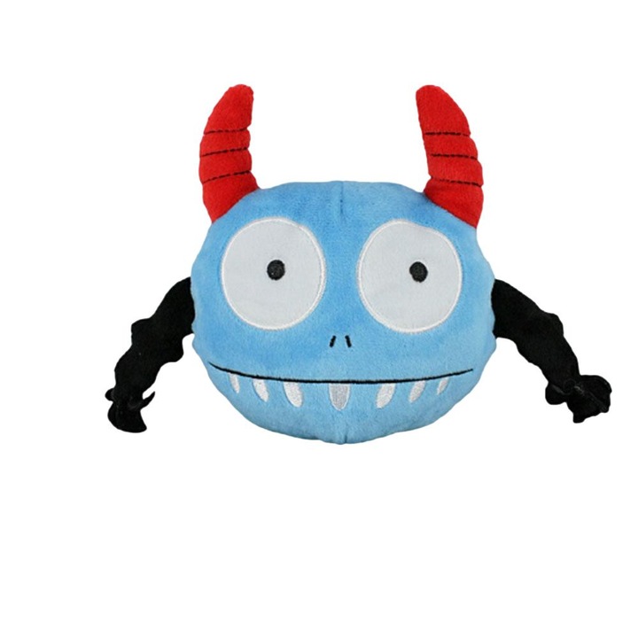 Играчка за кучета QttvbTna, плюс устойчива на надраскване, синя 14 см