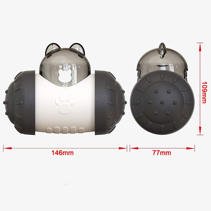 Играчка за животни QttvbTna, диспенсър за храна, 14.6x7.7x10.9cm