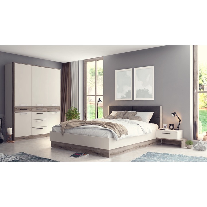 Set dormitor, MBX, Alb