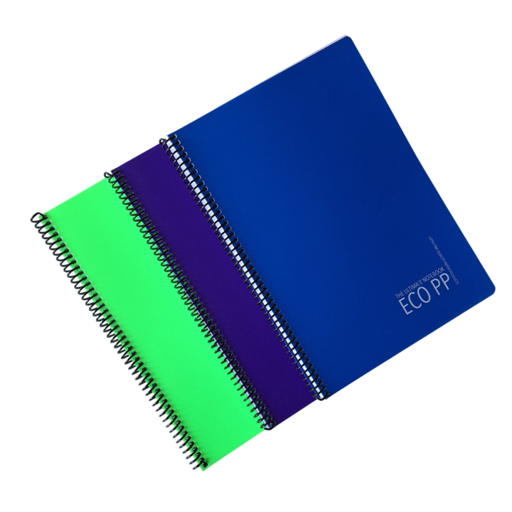 Vízálló GIPTA notebook, 3 db, A4, 100 lap, Spirál, PP borító