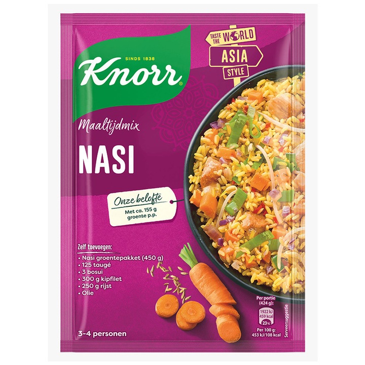 Mix condimente, Knorr, voor nasi, 44 g