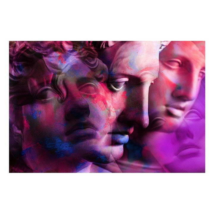 Картина на платно, Неонова статуя, 50 x x70 cm