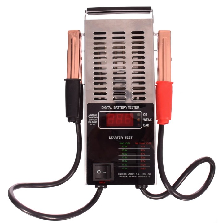 Tester de baterie auto analog 100A de 6/12V