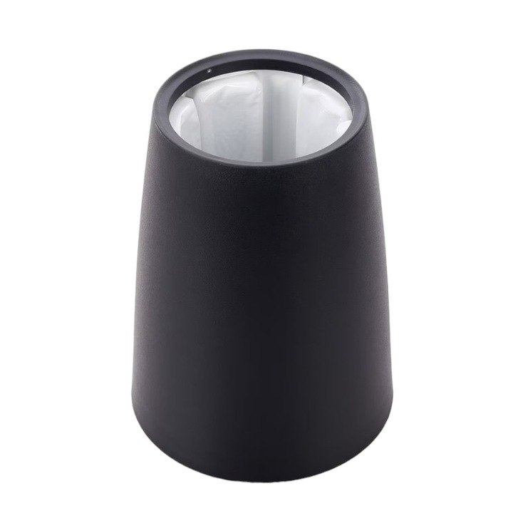 Frapiera Vin din Plastic, Negru, cu Element de Racire 15x15x21cm