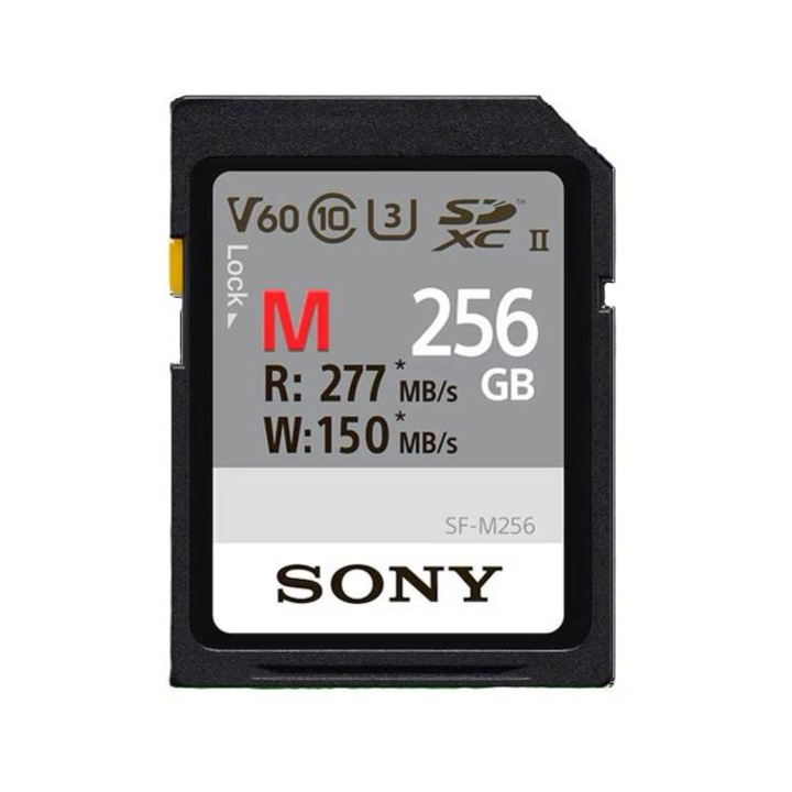 Memóriakártya Sony SFG2M, 256 GB, SDXC, UHS-II U3, Class 10, V60