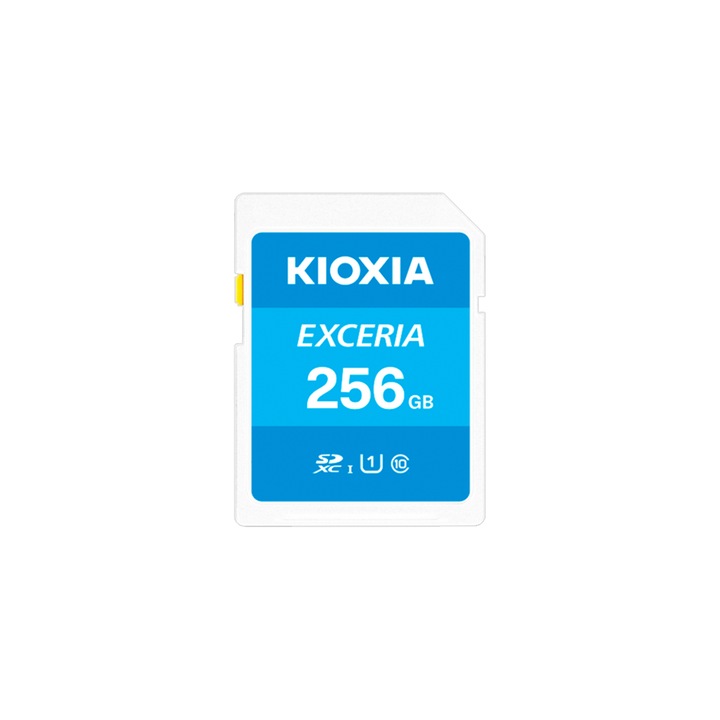 Карта памет Kioxia Exceria LNEX1L256GG4, 256GB, SDXC, Class 10, UHS-I U1