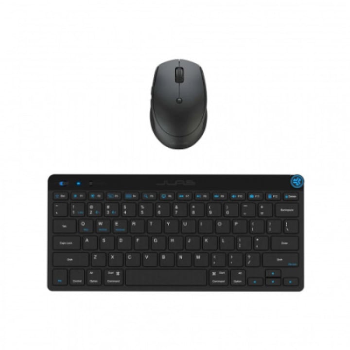 Set tastatura numerica si mouse wireless, negru, 18 taste, 1200dpi, 13.6x9.2cm, 10m operare