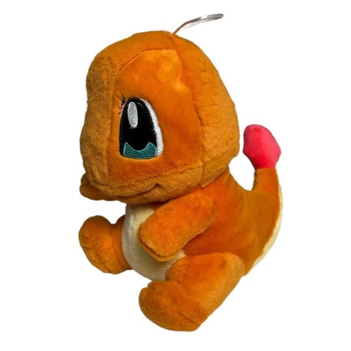 Charmander Pokemon plüssjáték, puha és plüss, narancs, 30 x 20 cm