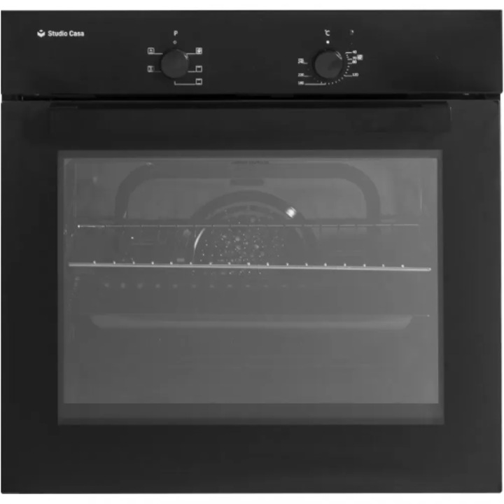 Cuptor incorporabil Studio Casa FE 605 ISEO Black, 56 l, Clasa energetica A, 6 functii