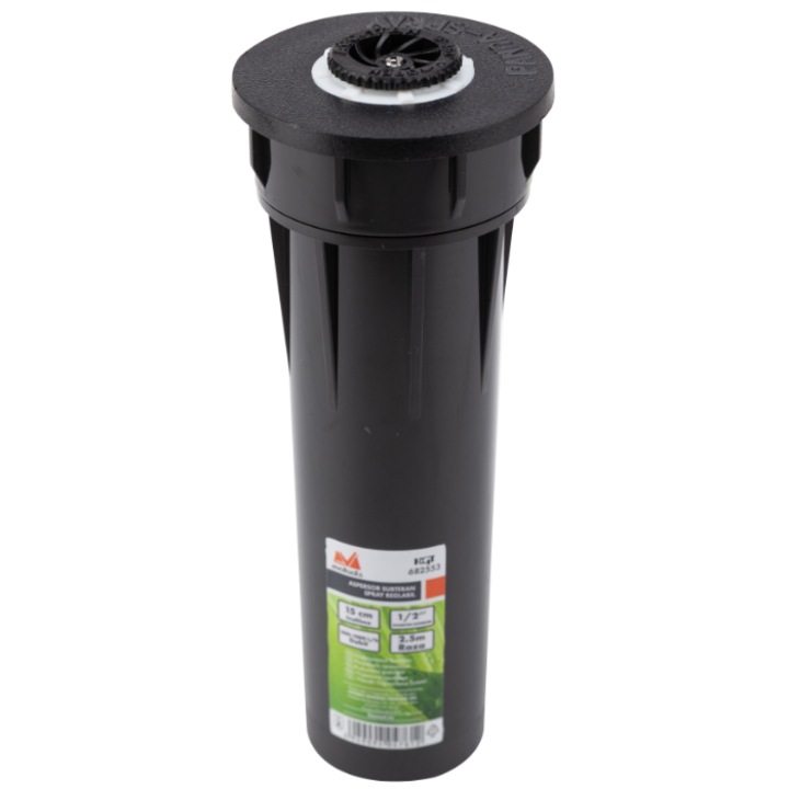Aspersor Subteran Spray Reglabil Evotools - Diametru Filet 1/2 inch Raza 2-5 m Debit [D[l/h] - Debit] l/h 1/2 inch 200-1000 l/h 2-5 m 10 cm