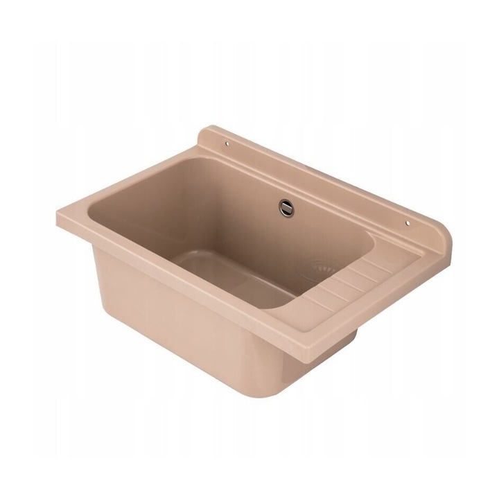 Chiuveta plastic SELVA jgheab spalat exterior gradina garaj atelier bej