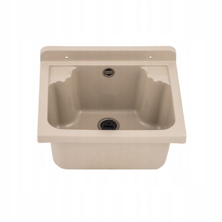 Chiuveta plastic MANTA MINI jgheab spalat exterior gradina garaj atelier bej
